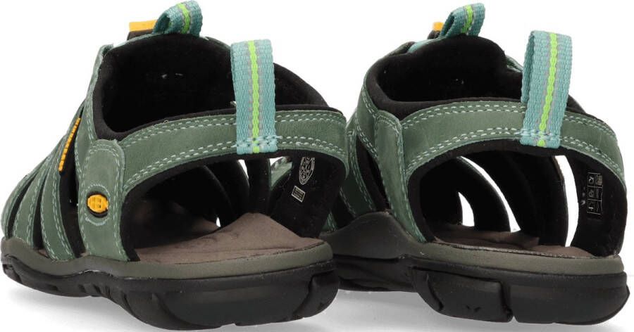 Keen Clearwater Dames Wandelsandalen Mineral Blue Yellow Aqua Leer K1014371 - Foto 9