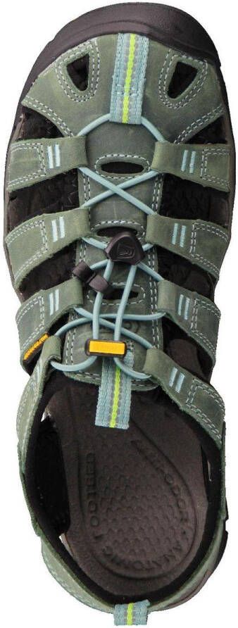 Keen Clearwater Dames Wandelsandalen Mineral Blue Yellow Aqua Leer K1014371 - Foto 15
