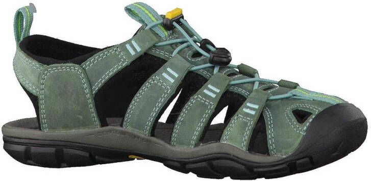 Keen Clearwater Dames Wandelsandalen Mineral Blue Yellow Aqua Leer K1014371 - Foto 20