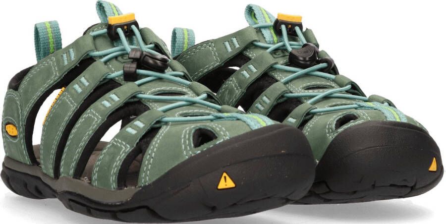 Keen Clearwater Dames Wandelsandalen Mineral Blue Yellow Aqua Leer K1014371 - Foto 10