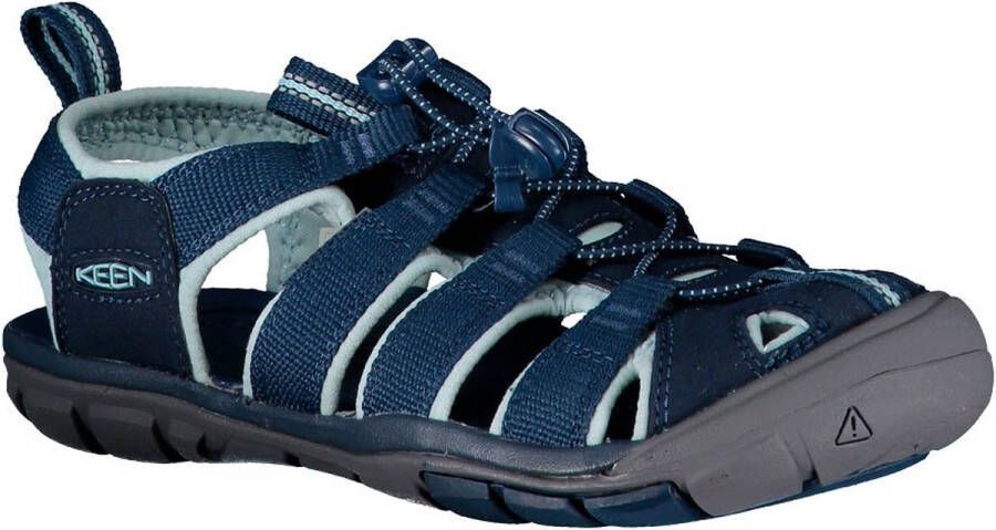 Keen Clearwater Dames Wandelsandalen Navy Blue Glow Blauw Polyester K1022965