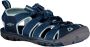 Keen Clearwater Dames Wandelsandalen Navy Blue Glow Blauw Polyester K1022965 - Thumbnail 9