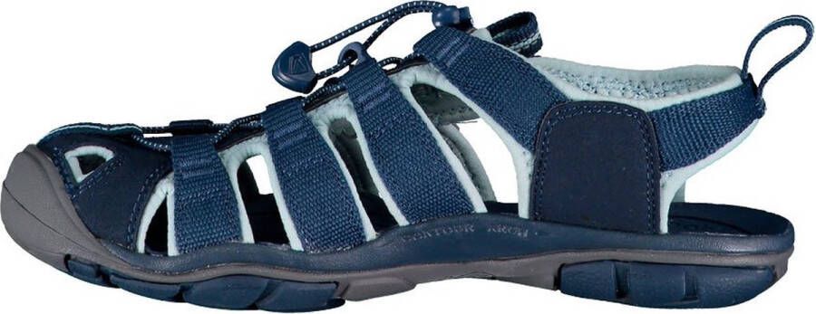 Keen Clearwater Dames Wandelsandalen Navy Blue Glow Blauw Polyester K1022965