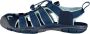 Keen Clearwater Dames Wandelsandalen Navy Blue Glow Blauw Polyester K1022965 - Thumbnail 10