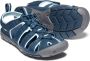 Keen Clearwater Dames Wandelsandalen Navy Blue Glow Blauw Polyester K1022965 - Thumbnail 6