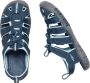 Keen Clearwater Dames Wandelsandalen Navy Blue Glow Blauw Polyester K1022965 - Thumbnail 7