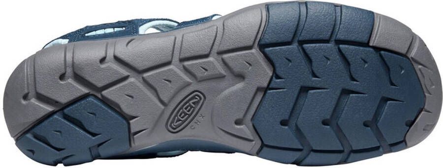 Keen Clearwater Dames Wandelsandalen Navy Blue Glow Blauw Polyester K1022965