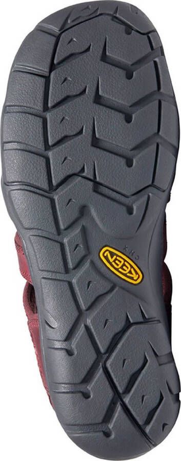 Keen Clearwater Dames Wandelsandalen Wine Red Dahlia Bordeaux Leer K1025088 - Foto 5