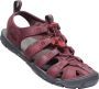 Keen Clearwater Dames Wandelsandalen Wine Red Dahlia Bordeaux Leer K1025088 - Thumbnail 5