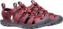 Keen Clearwater Dames Wandelsandalen Wine Red Dahlia Bordeaux Leer K1025088 - Thumbnail 7