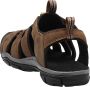 Keen Clearwater Heren Wandelsandalen Dark Earth Black Bruin Leer K1013106 - Thumbnail 12