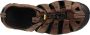 Keen Clearwater Heren Wandelsandalen Dark Earth Black Bruin Leer K1013106 - Thumbnail 13