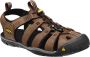 Keen Clearwater Heren Wandelsandalen Dark Earth Black Bruin Leer K1013106 - Thumbnail 14