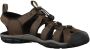 Keen Clearwater Heren Wandelsandalen Dark Earth Black Bruin Leer K1013106 - Thumbnail 10