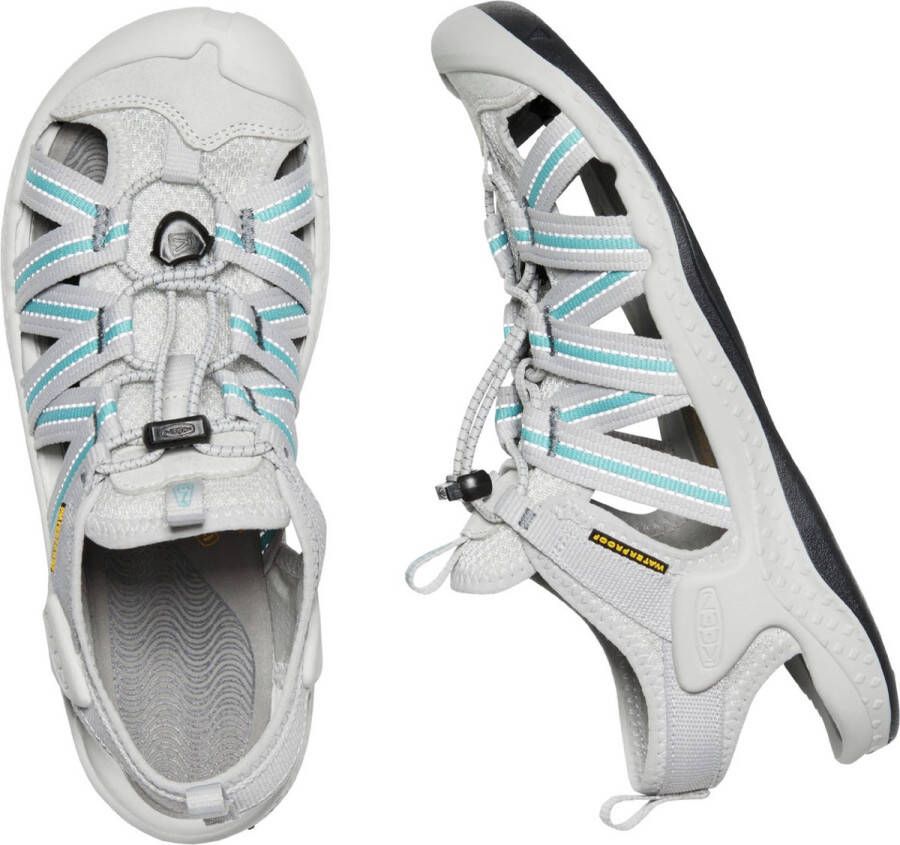 Keen Drift Creek H2 Dames Outdoor Sandalen Vapor Porcelain Grijs Polyester K1026128 - Foto 10