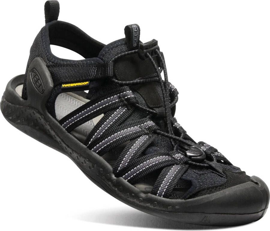 Keen Drift Creek H2 Heren Outdoor Sandalen Black Black Zwart Polyester K1026122
