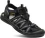 Keen Drift Creek H2 Heren Outdoor Sandalen Black Black Zwart Polyester K1026122 - Thumbnail 6