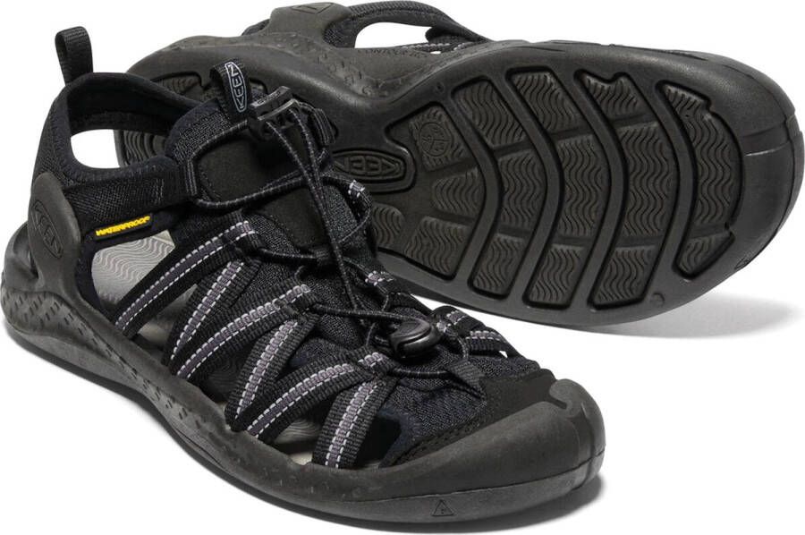 Keen Drift Creek H2 Heren Outdoor Sandalen Black Black Zwart Polyester K1026122