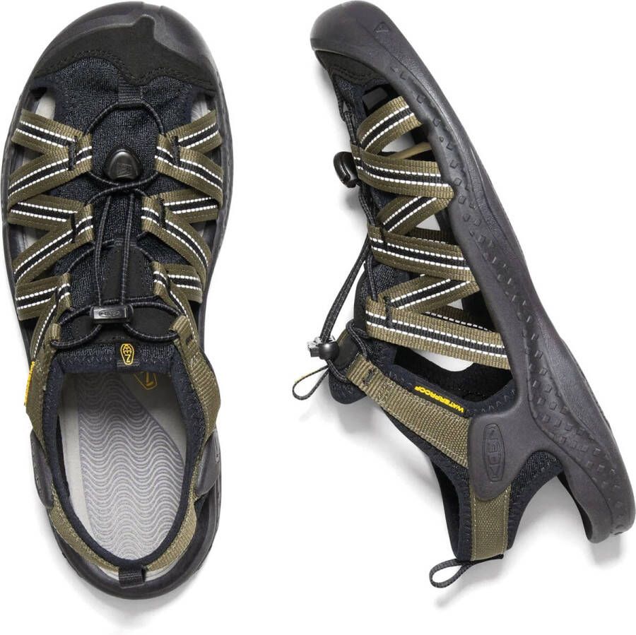 Keen Drift Creek H2 Heren Outdoor Sandalen Dark Olive Black