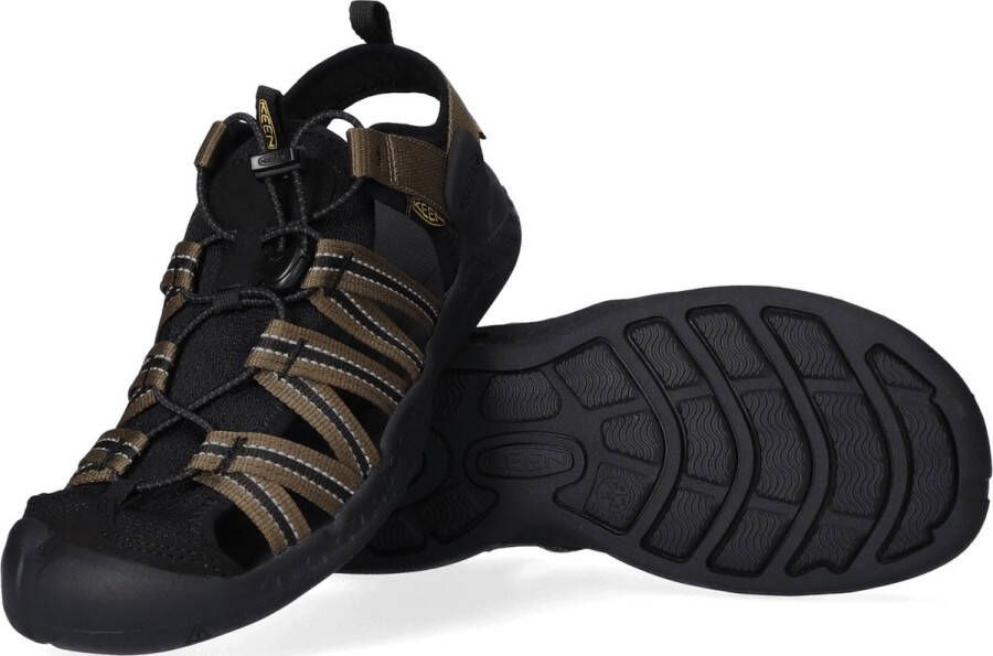 Keen Drift Creek H2 Heren Outdoor Sandalen Dark Olive Black Groen Polyester K1026123 - Foto 13