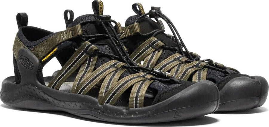 Keen Drift Creek H2 Heren Outdoor Sandalen Dark Olive Black Groen Polyester K1026123