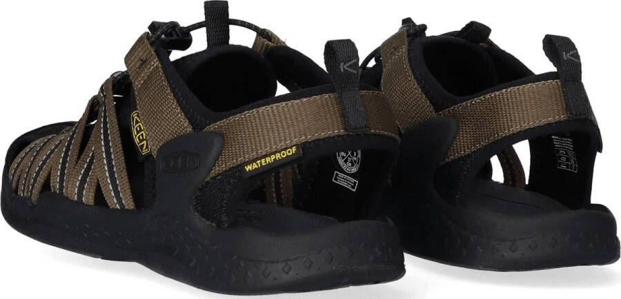Keen Drift Creek H2 Heren Outdoor Sandalen Dark Olive Black Groen Polyester K1026123