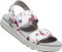 Keen Elle Backstrap Dames Sandalen Andorra Tie Dye Wit Gerecyclede PET flessen K1026043 - Thumbnail 6