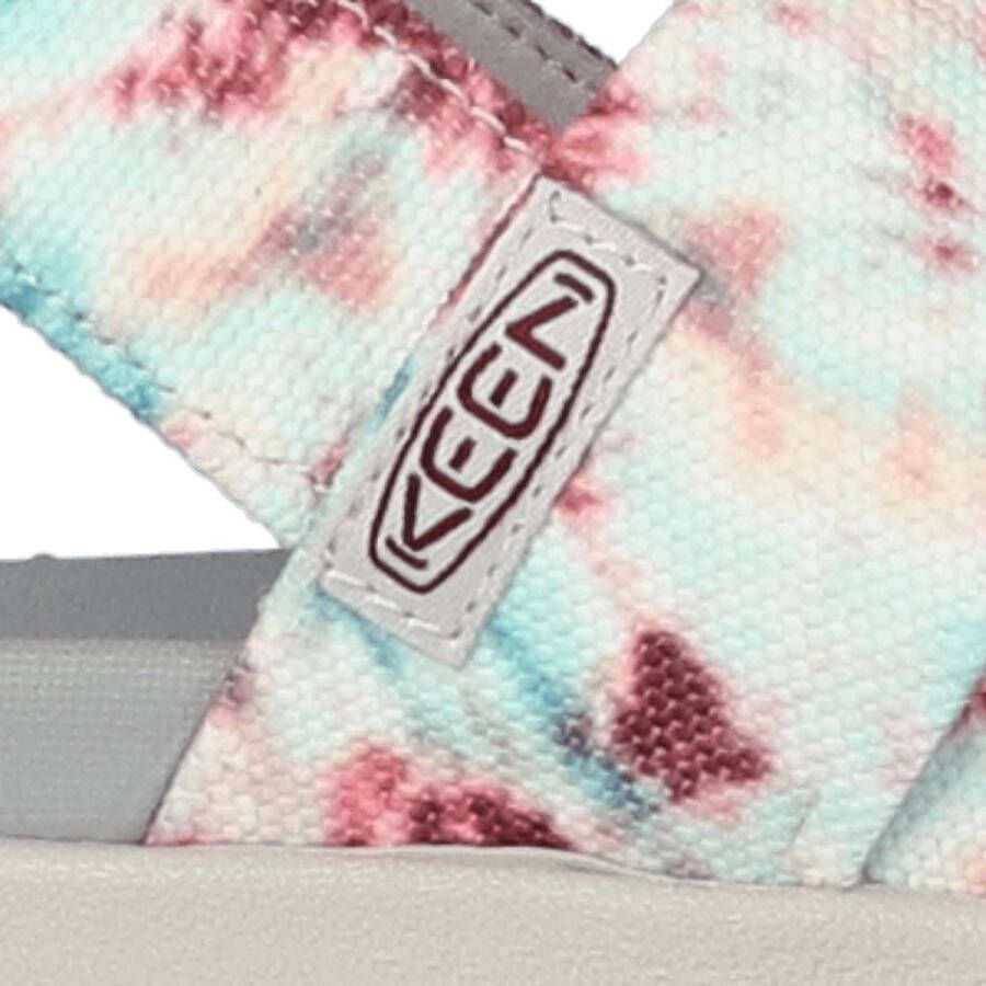 Keen Elle Backstrap Dames Sandalen Andorra Tie Dye Wit Gerecyclede PET flessen K1026043