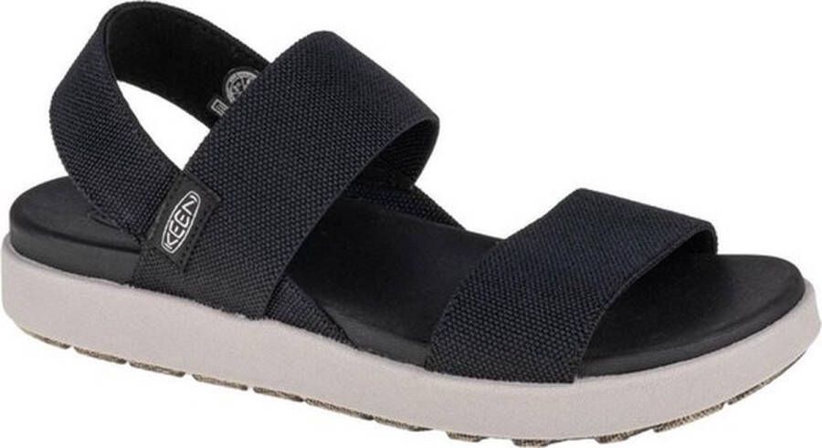 Keen Elle Backstrap Dames Sandalen Black Zwart Gerecyclede PET flessen K1022620