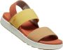 Keen Elle Backstrap Dames Sandalen Fossil Orange Silver Birch Oranje Gerecyclede PET flessen K1026041 - Thumbnail 9