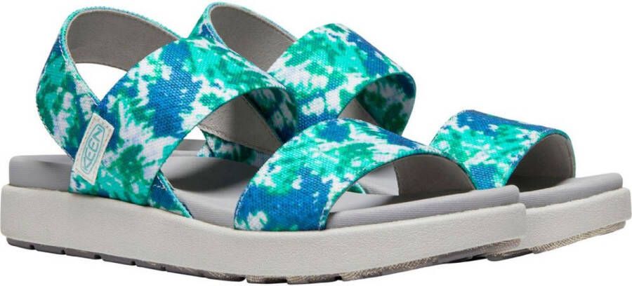 Keen Elle Backstrap Sandalen Porcelain Tie Dye Dames - Foto 3