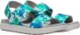 Keen Elle Backstrap Sandalen Porcelain Tie Dye Dames - Thumbnail 3