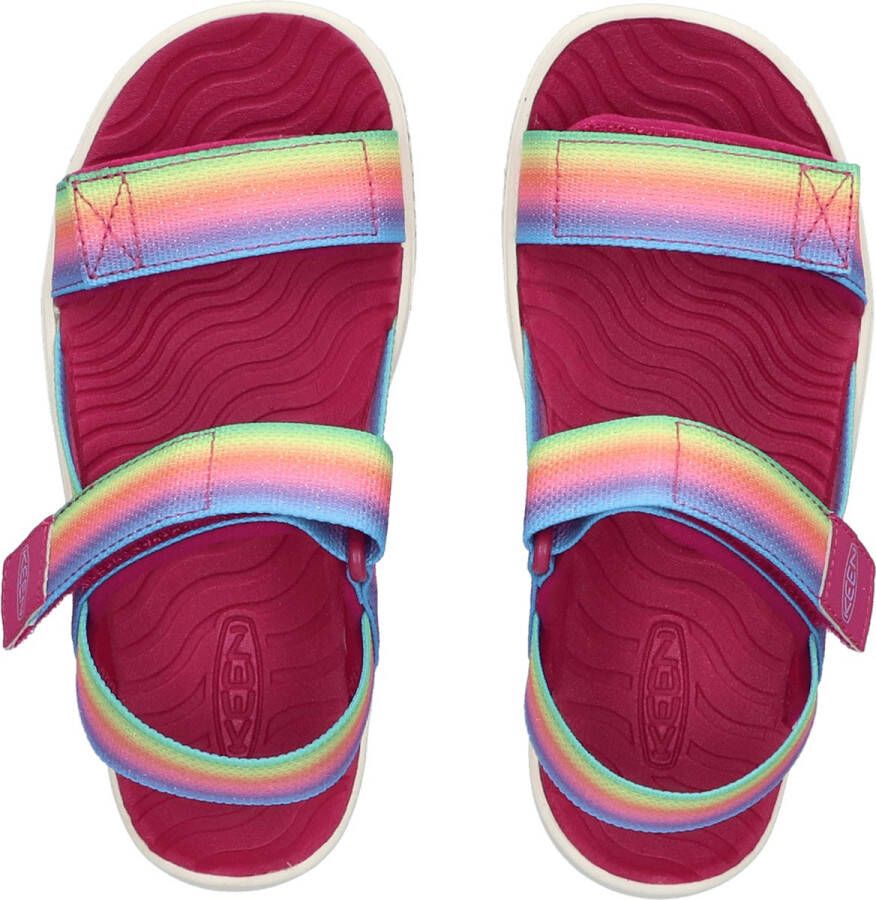 Keen Elle Backstrap Younger Kids Sandalen Rainbow Festival fuchsia K1027332