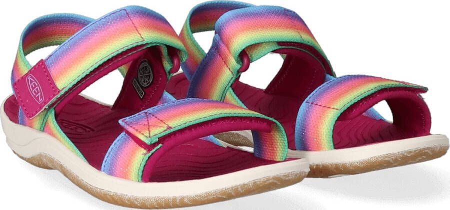 Keen Elle Backstrap Younger Kids Sandalen Rainbow Festival fuchsia K1027332