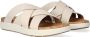 Keen Elle Mixed Slide Dames Slippers Birch Star White - Thumbnail 3