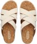 Keen Elle Mixed Slide Dames Slippers Birch Star White - Thumbnail 4