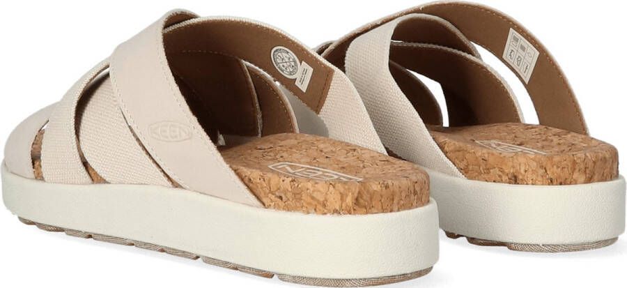 Keen Elle Mixed Slide Dames Slippers Birch Star White - Foto 5