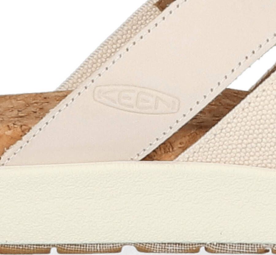 Keen Elle Mixed Slide Dames Slippers Birch Star White - Foto 7