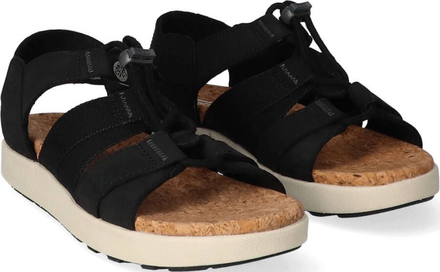 Keen Elle Mixed Strap Dames Sandalen Black Birch