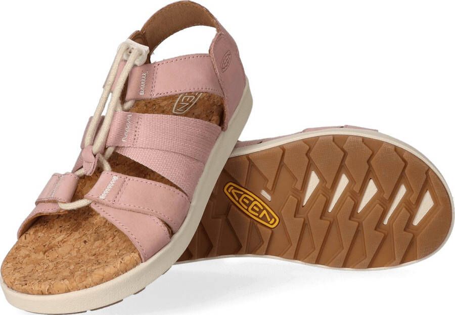 Keen Elle Mixed Strap Dames Sandalen Fawn Birch