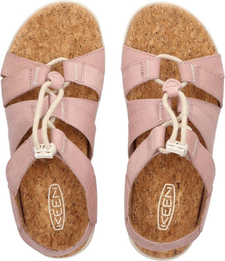 Keen Elle Mixed Strap Dames Sandalen Fawn Birch