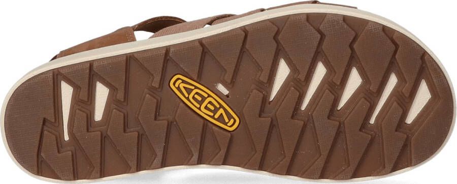 Keen Elle Mixed Strap Dames Sandalen Toasted Coconut Birch