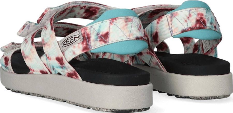 Keen Elle Strappy Dames Sandalen Andorra Tie Dye Wit Gerecyclede PET flessen K1026141 - Foto 5