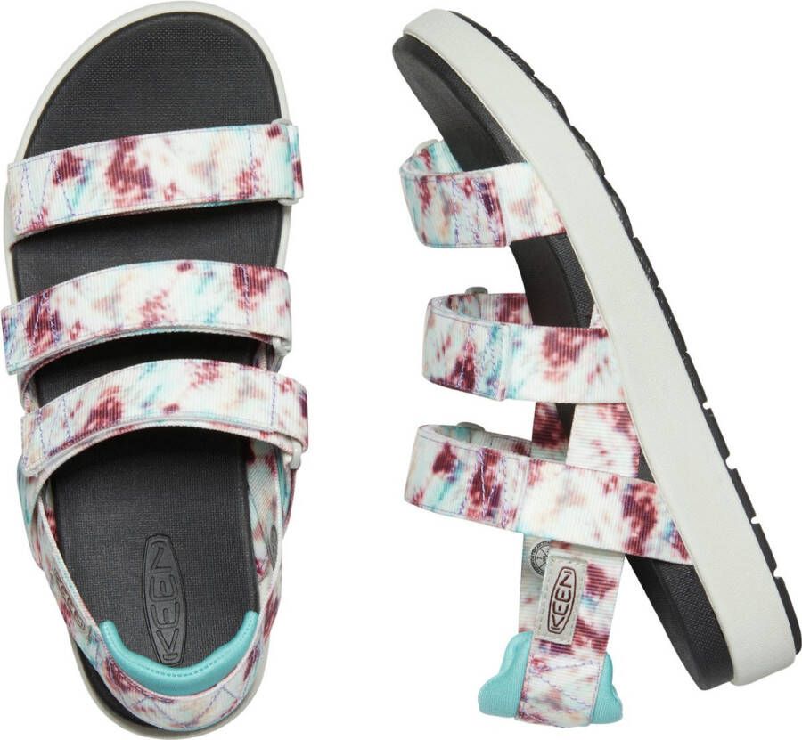 Keen Elle Strappy Dames Sandalen Andorra Tie Dye Wit Gerecyclede PET flessen K1026141 - Foto 6