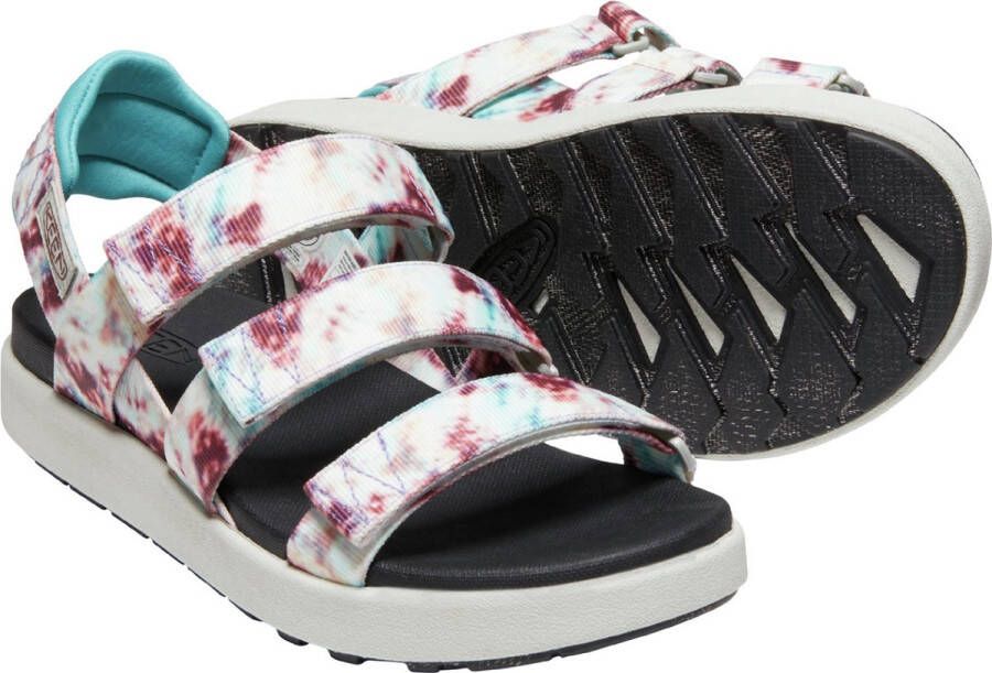 Keen Elle Strappy Dames Sandalen Andorra Tie Dye Wit Gerecyclede PET flessen K1026141 - Foto 7