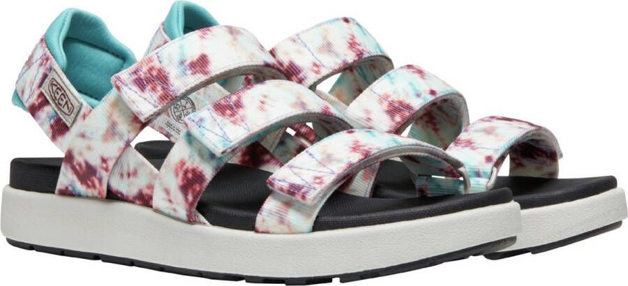 Keen Elle Strappy Dames Sandalen Andorra Tie Dye Wit Gerecyclede PET flessen K1026141 - Foto 9