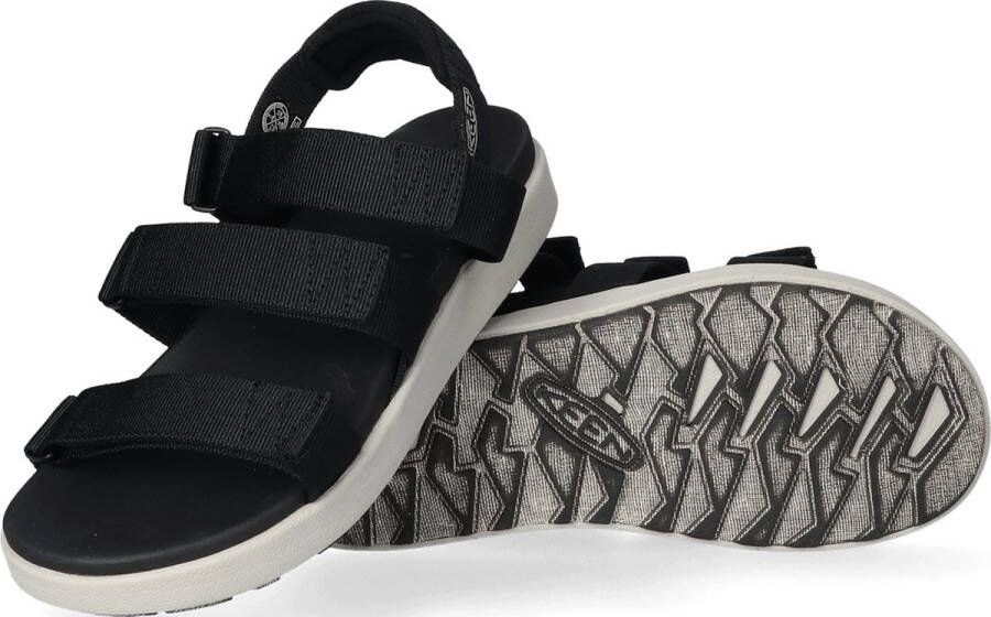 Keen Elle Strappy Dames Sandalen Black Vapor Zwart Gerecyclede PET flessen K1026138