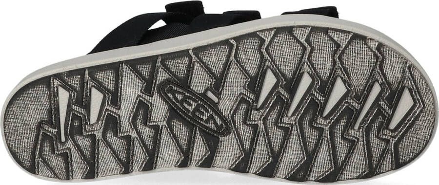 Keen Elle Strappy Dames Sandalen Black Vapor Zwart Gerecyclede PET flessen K1026138