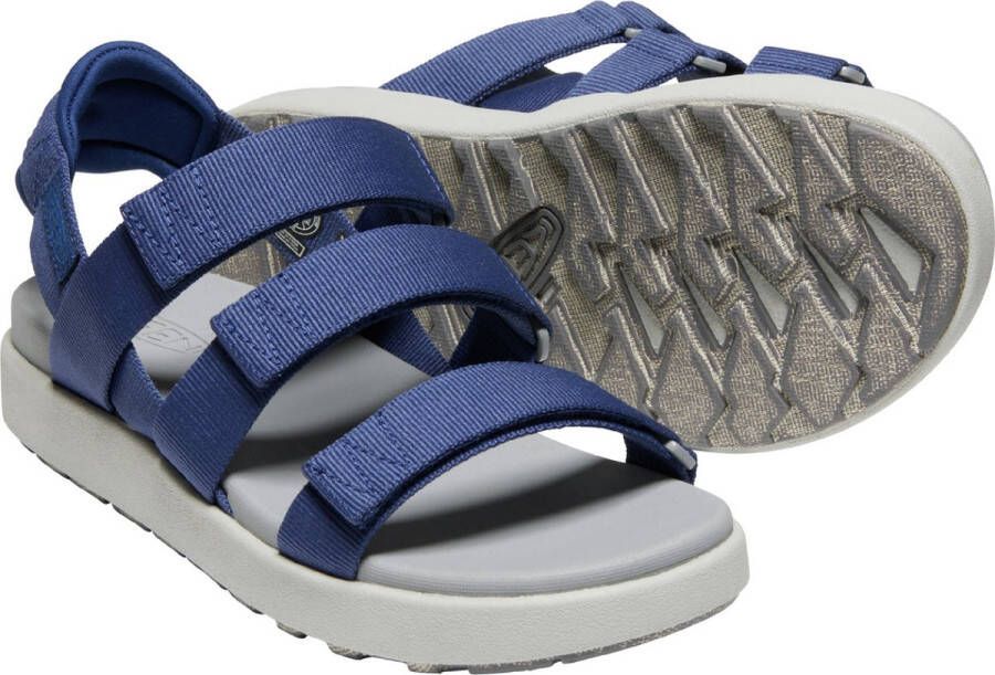 Keen Elle Strappy Dames Sandalen Blue Depths Bright Cobalt Blauw Gerecyclede PET flessen K1026140