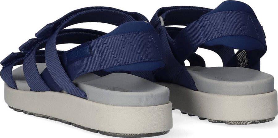Keen Elle Strappy Dames Sandalen Blue Depths Bright Cobalt Blauw Gerecyclede PET flessen K1026140